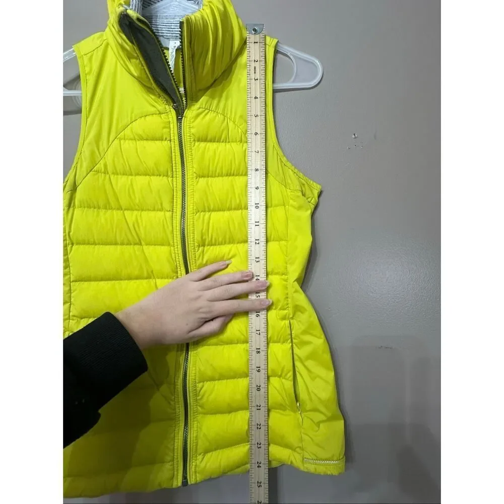 Lululemon Fluffed Up Goose Down Neon Puffer Vest Women's Size 4US